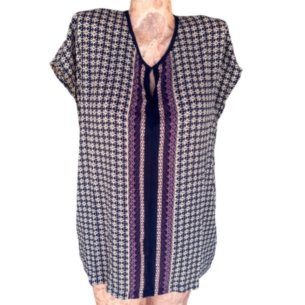 Tunic Geometric Print with Pockets